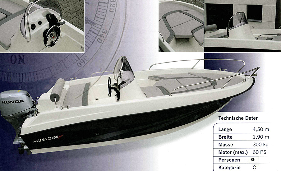 Marino 450 open  Powered by BWSGMarine