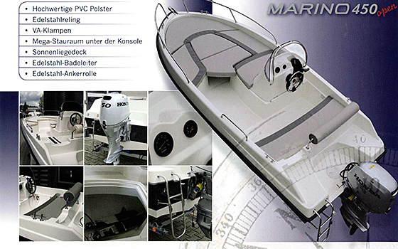 Marino 450 open  Powered by BWSGMarine