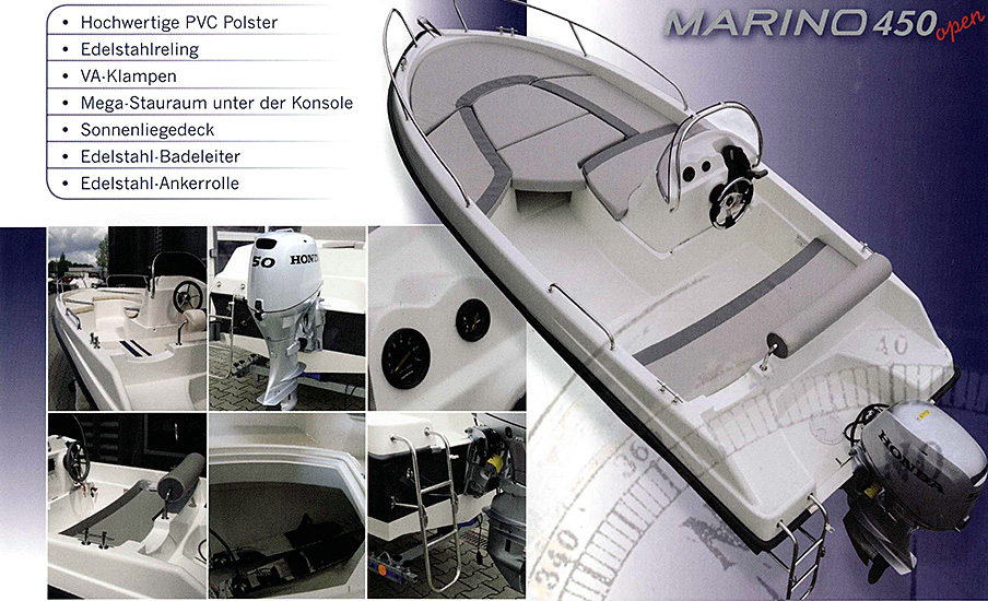 Marino 450 open  Powered by BWSGMarine